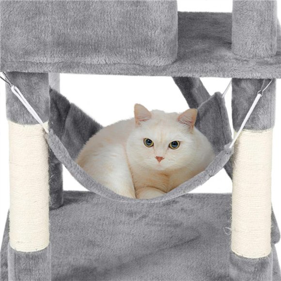 51" Cat Tree Bed Furniture Kitten Pet Play House - Picture 8 of 8